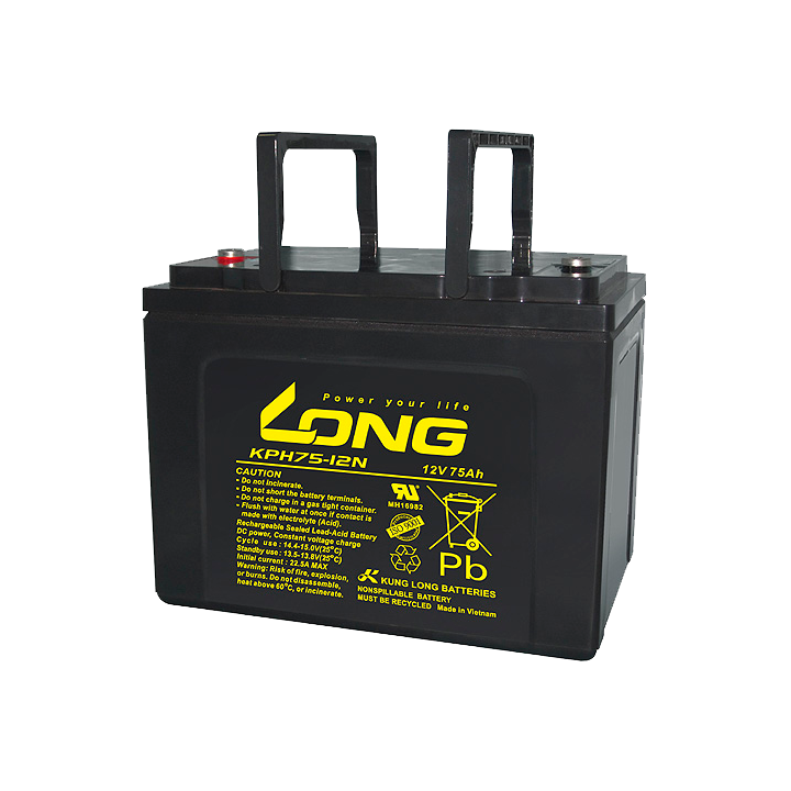 Batería para SAI 75Ah 12V Long KPH75-12N | telebaterias.com