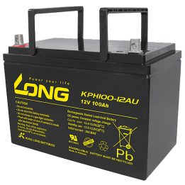 Batería para SAI 100Ah 12V Long KPH100-12AU | telebaterias.com