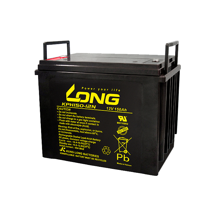 UPS battery 150Ah 12V Long KPH150-12N | telebaterias.com