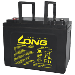 USV-Batterie 80Ah 12V Long KPH80-12N | telebaterias.com