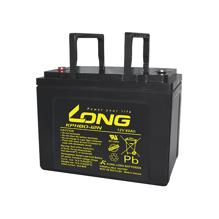 UPS battery 80Ah 12V Long KPH80-12N | telebaterias.com