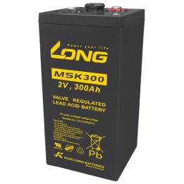 Batteria 300Ah 2V Long MSK300 | telebaterias.com