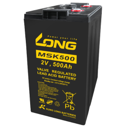 Batería 500Ah 2V Long MSK500 | telebaterias.com