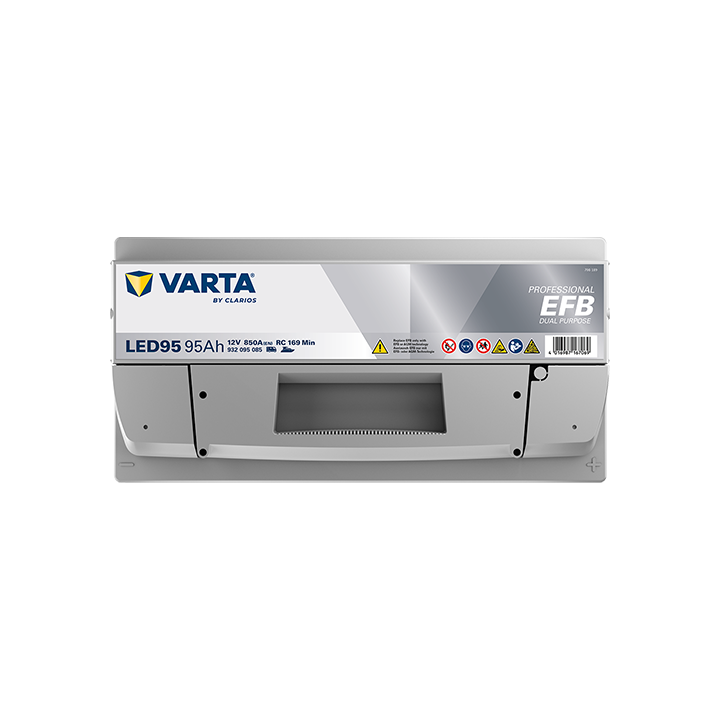 Marine battery 95Ah 12V 850A Varta LED95 | telebaterias.com