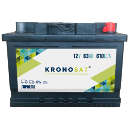 Autobatterie 63Ah 12V 610A Kronobat MS-63.0 | telebaterias.com