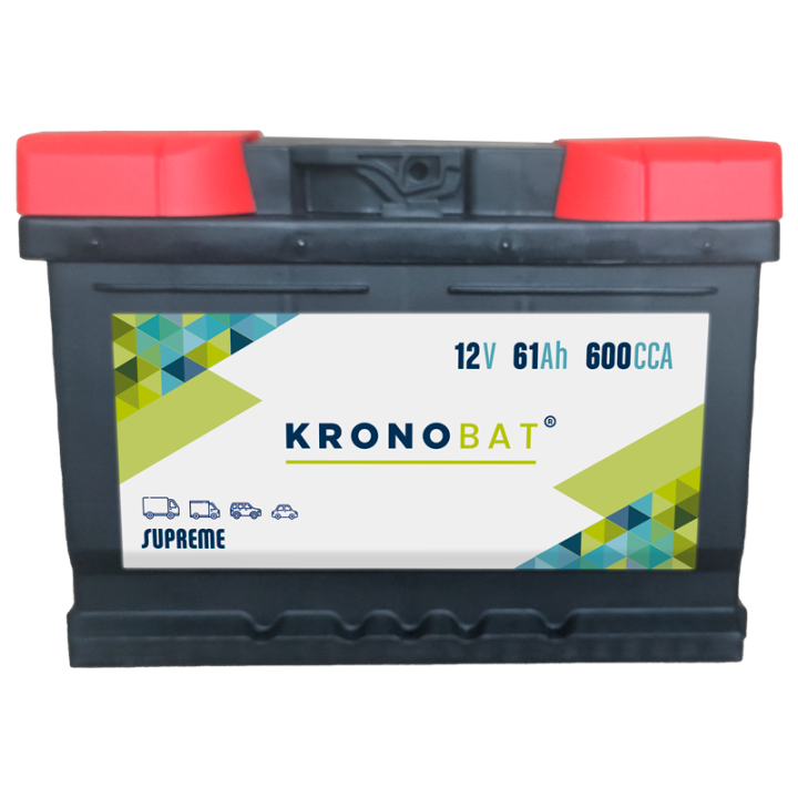 Autobatterie 61Ah 12V 600A Kronobat MS-61.0 | telebaterias.com