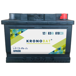 Autobatterie 63Ah 12V 610A Kronobat MS-63.1 | telebaterias.com