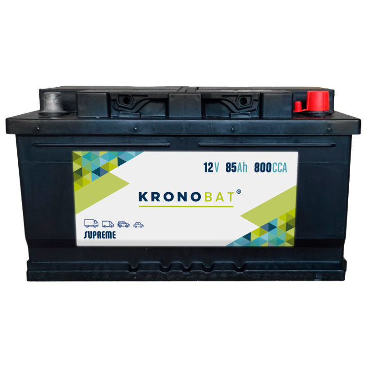 Autobatterie 85Ah 12V 800A Kronobat MS-85.0 | telebaterias.com