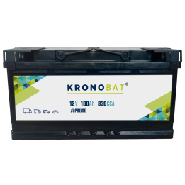 Batería de coche 100Ah 12V 830A Kronobat MS-100.0 | telebaterias.com