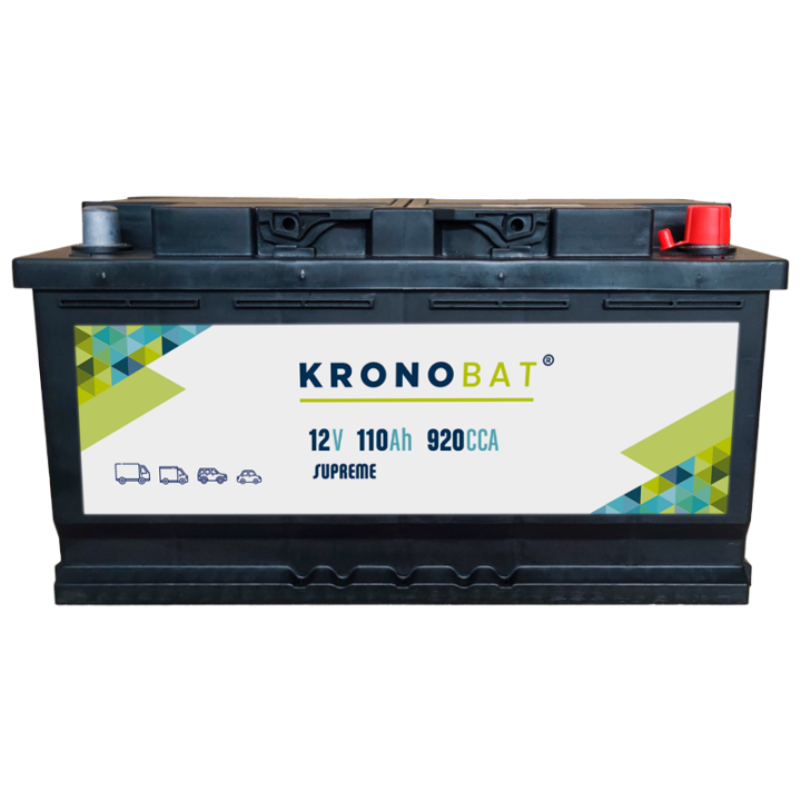 Car battery 110Ah 12V 920A Kronobat MS-110.0 | telebaterias.com