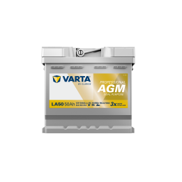 Batería de barco 50Ah 12V 540A Varta LA50 | telebaterias.com