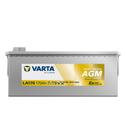 Batería de barco 170Ah 12V 1000A Varta LA170 | telebaterias.com