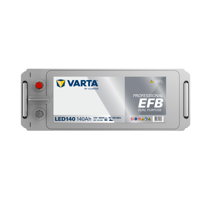 Batería de barco 140Ah 12V 800A Varta LED140 | telebaterias.com