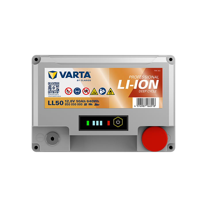 Batería de barco 50Ah 12.80V Varta LL50 | telebaterias.com