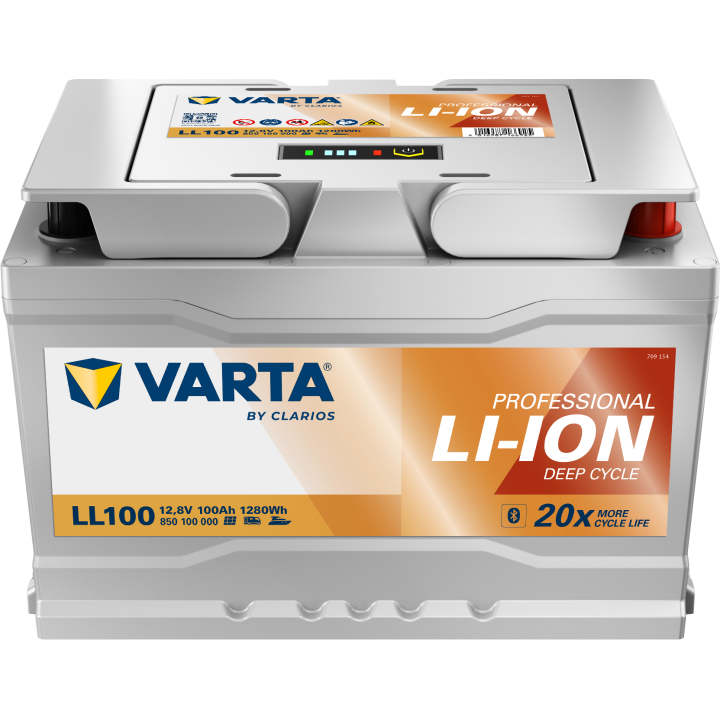 Marine battery 100Ah 12.80V Varta LL100 | telebaterias.com