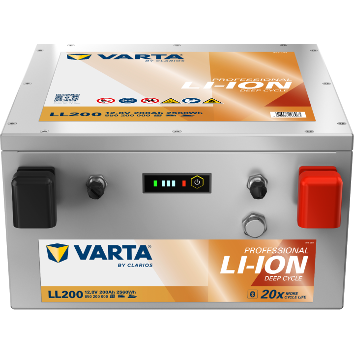 Batería de barco 200Ah 12.80V Varta LL200 | telebaterias.com