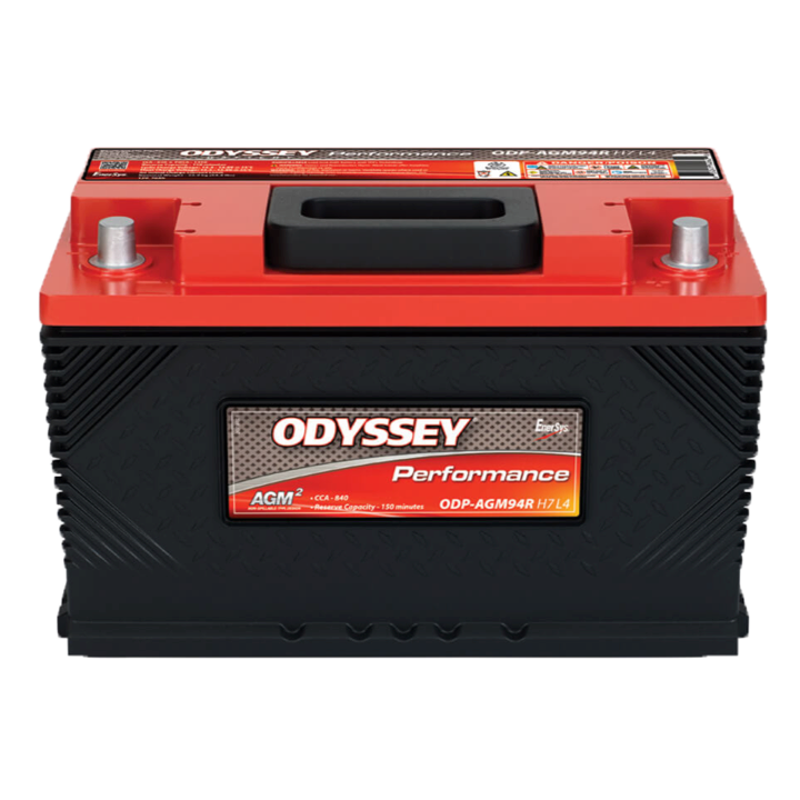 Autobatterie 80Ah 840A (sae) Odyssey ODP-AGM94R-H7-L4 | telebaterias.com