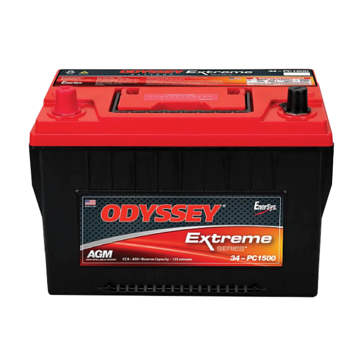 Car battery 68Ah 850A (sae) Odyssey ODX-AGM34 | telebaterias.com