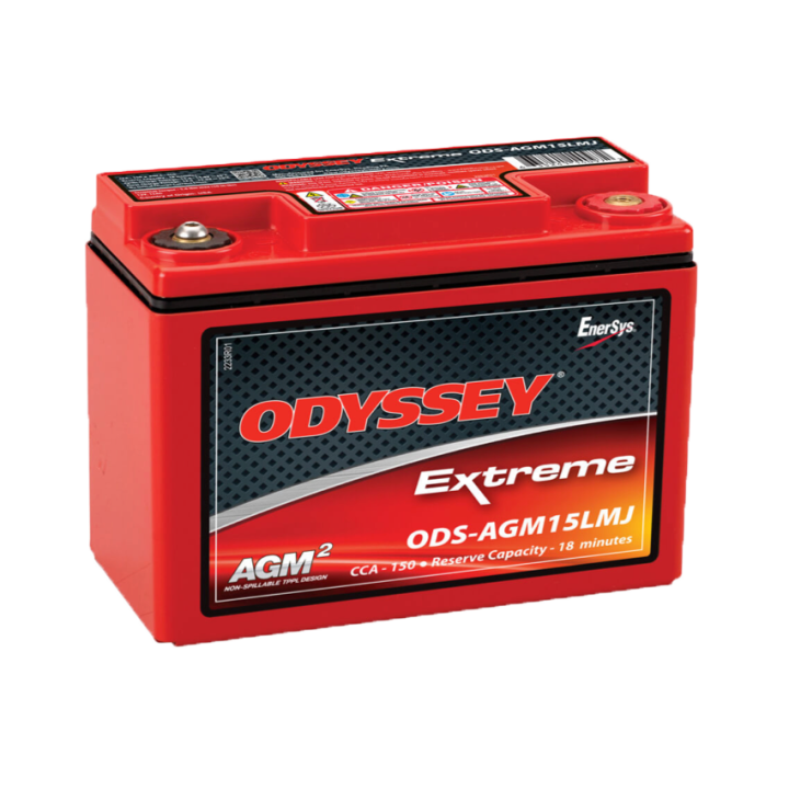 Motorcycle battery 13Ah 150A (sae) Odyssey ODS-AGM15LMJ | telebaterias.com