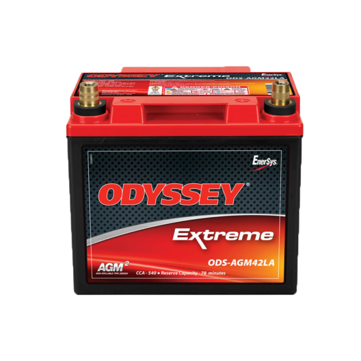 Motorcycle battery 42Ah 540A (sae) Odyssey ODS-AGM42LA | telebaterias.com