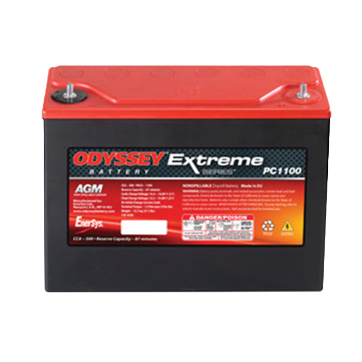 Motorcycle battery 45Ah 500A (sae) Odyssey ODS-AGM40E | telebaterias.com