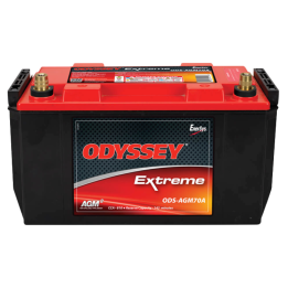 Motorcycle battery 68Ah 810A (sae) Odyssey ODS-AGM70A | telebaterias.com