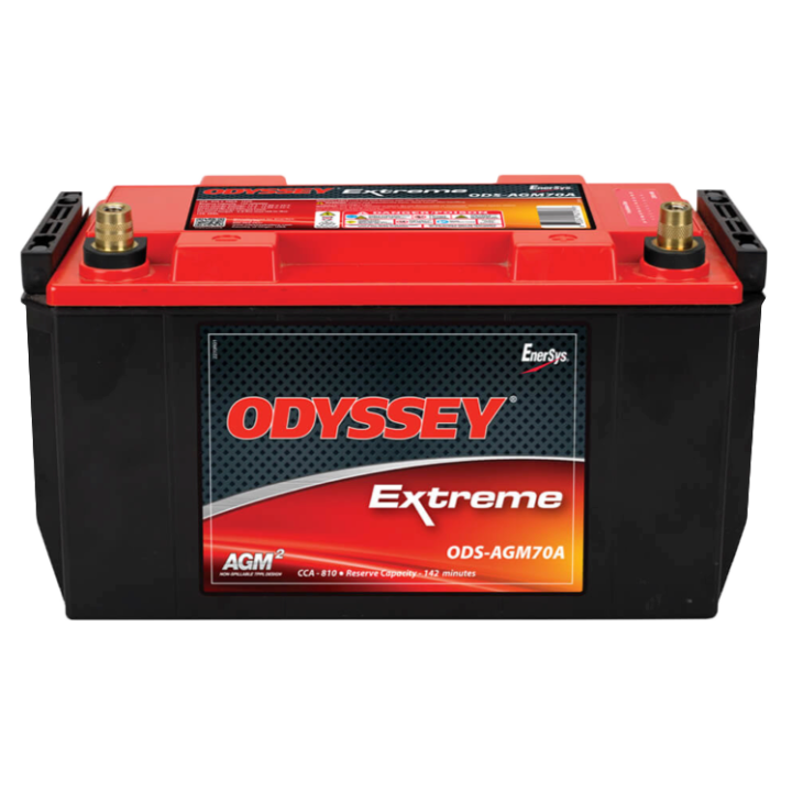 Batería de moto 68Ah 810A (sae) Odyssey ODS-AGM70A | telebaterias.com