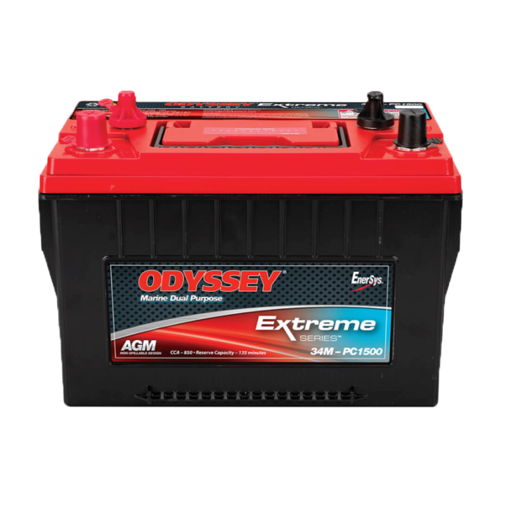 Bootsbatterie 65Ah 880A (sae) Odyssey ODX-AGM34M | telebaterias.com