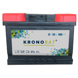Bateria de carro 53Ah 12V 500A Kronobat SD-53.0 | telebaterias.com