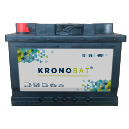 Batteria per auto 56Ah 12V 480A Kronobat SD-56.1 | telebaterias.com