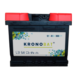 Bateria de carro 41Ah 12V 360A Kronobat SD-41.0B | telebaterias.com