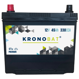 Batería de coche 45Ah 12V 330A Kronobat PB-45.1T | telebaterias.com