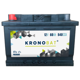 Batteria per auto 60Ah 12V 540A Kronobat PB-60.1 | telebaterias.com