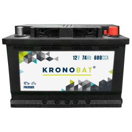 Bateria de carro 74Ah 12V 680A Kronobat PB-74.0 | telebaterias.com