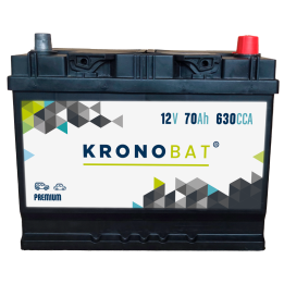 Batería de coche 70Ah 12V 630A Kronobat PB-70.0T | telebaterias.com