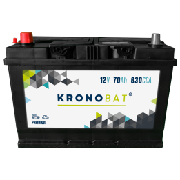 Autobatterie 70Ah 12V 630A Kronobat PB-70.1T | telebaterias.com