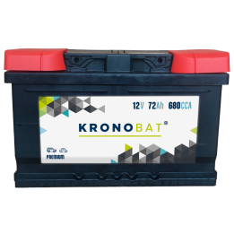 Batería de coche 72Ah 12V 680A Kronobat PB-72.0B | telebaterias.com