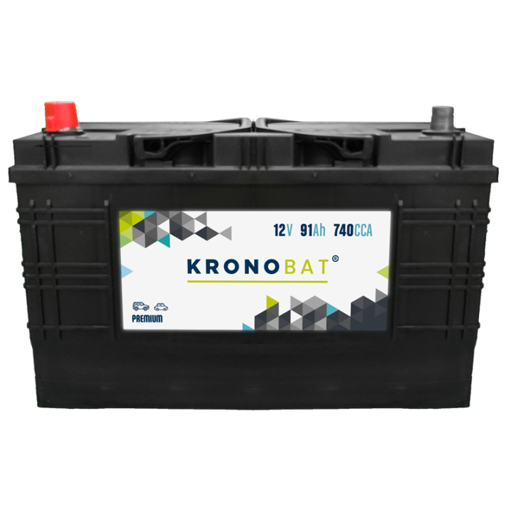 Bateria de carro 91Ah 12V 740A Kronobat SD-91.1T | telebaterias.com