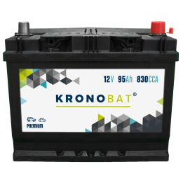 Batterie de voiture 95Ah 12V 830A Kronobat PB-95.0T | telebaterias.com