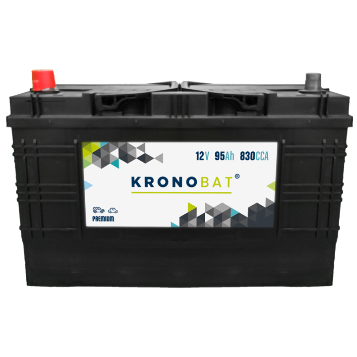 Car battery 95Ah 12V 830A Kronobat PB-95.1T | telebaterias.com