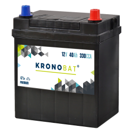 Car battery 40Ah 12V 330A Kronobat PB-40.0T | telebaterias.com