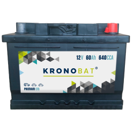 Batería Start-Stop 60Ah 12V 640A Kronobat PE-60-EFB | telebaterias.com