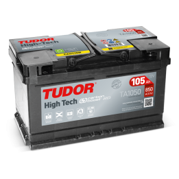 Batterie de voiture 105Ah 12V 850A Tudor TA1050 | telebaterias.com