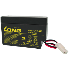 Batteria per UPS 0.70Ah 12V Long WP0.7-12 | telebaterias.com