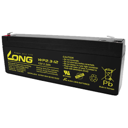 UPS battery 2.30Ah 12V Long WP2.3-12 | telebaterias.com