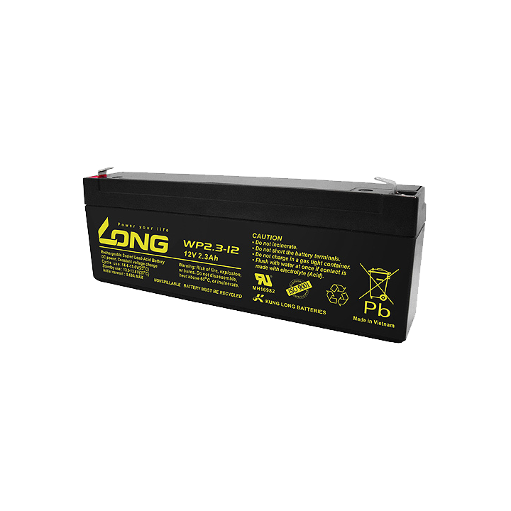 UPS battery 2.30Ah 12V Long WP2.3-12 | telebaterias.com