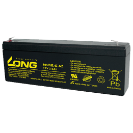 UPS battery 2.60Ah 12V Long WP2.6-12 | telebaterias.com