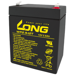 USV-Batterie 2.90Ah 12V Long WP2.9-12T | telebaterias.com