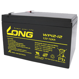 Rollstuhlbatterie 12Ah 12V Long WP12-12 | telebaterias.com