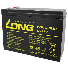 Batteria per carrozzina 10Ah 12V Long WP10-12SE | telebaterias.com